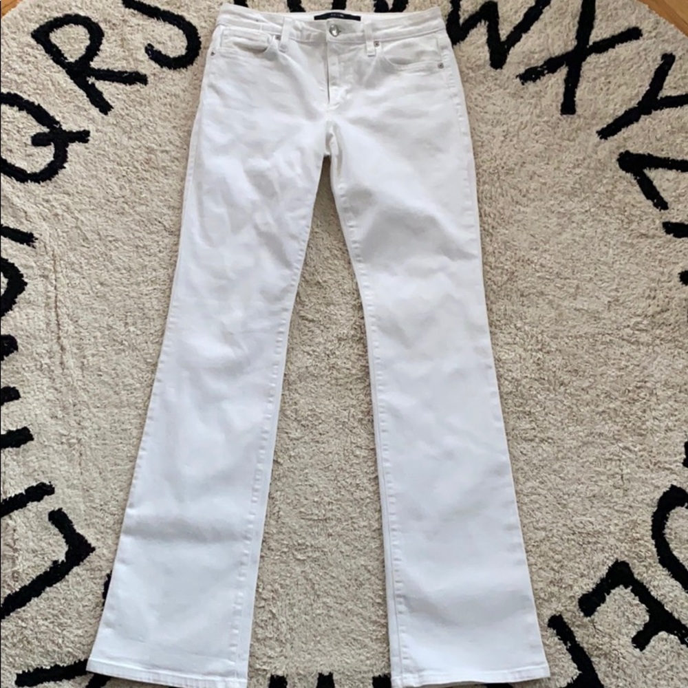 Joe’s Jeans Long Flare White Denim